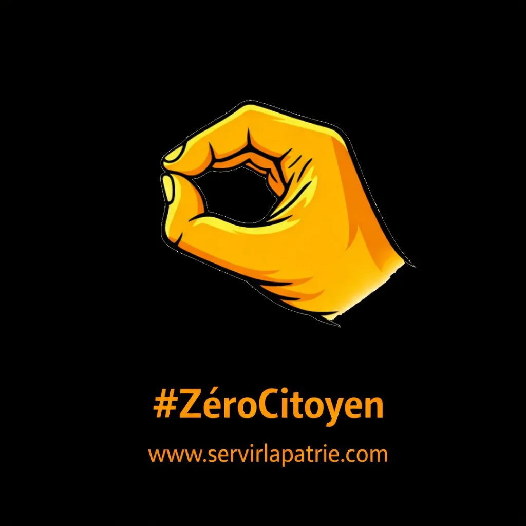 Geste zéro avec les doigts