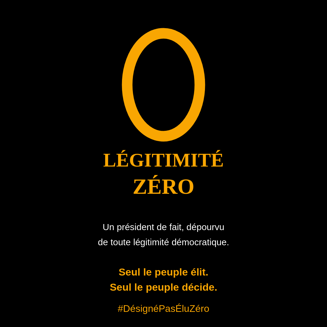 Campagne Zéro - Président de fait